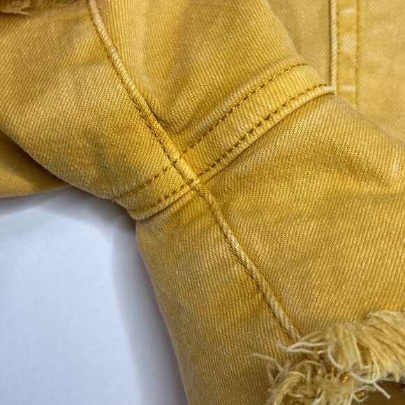 Kut From The Kloth Distressed Jane High Rise Frayed/Raw Hem Shorts Size 6 - Picture 5 of 16